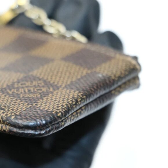 Louis Vuitton Damier Canvas Pochette Cles Key Pouch - Brown - Picture 14 of 16